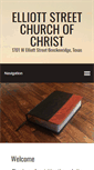 Mobile Screenshot of elliottstreetchurchofchrist.org